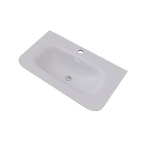 Раковина Knotlor Цветение FWB310800WY матовый белый, 80 см