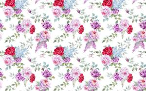 3D Фотообои Artegrafico «Розы с сиренью» PRV-013 канвас