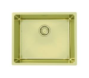 Мойка кухонная Alveus Kombino Monarch 50 1120361 Gold Sat-90 с донным клапаном, 54.2x44.2