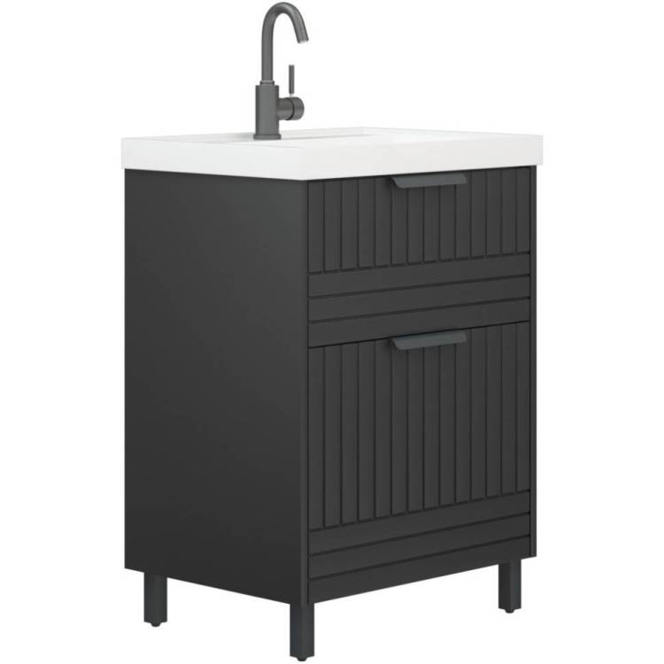 Тумба с раковиной Corozo Терра 60 SD-00001324 серый