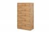 Комод Т-8(16 мм) 5-я НК-Мебель Stern 72676287 Дуб Вотан 136.5x78.2x43.3