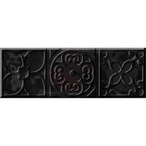 Декор Cifre Ceramica Bulevar Decor Altair Black 10x30
