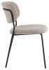 Стул Stool Group Кэрол FDC9003 DC2635-4A grey букле серый, черные ножки фото 2
