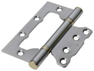 Петля дверная без врезки Rucetti RFH-100x75x2.5 SC Матовый хром