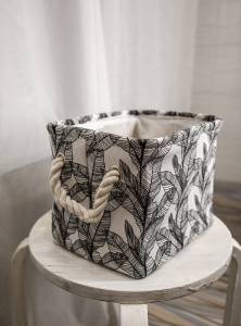 Корзина Bath Plus BLACK LEAVES W-SSB0058A-A