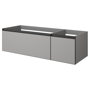 Тумба под раковину Armadi Art Quatro 2 790-M2-140-L-A Luna, Anthracite, 140см