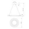 Подвесной светодиодный светильник Eurosvet Kreis 101001 LED белый фото 6