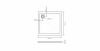 Поддон для душа Taliente PTA-ST-100Wstone белый матовый, 100x100x3.5 фото 3