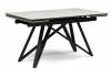Стол Notta Вилсон 612175 белый мрамор snow white, черный 140(200)x80x74