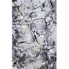 Ковер Safyun Dokuma Alissa AS 744 GREY/BLACK Прямоугольник 0.8x1.5