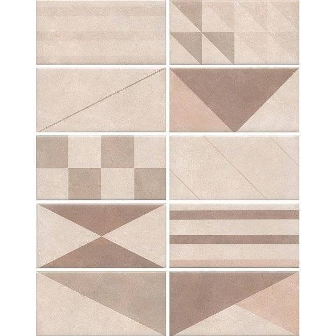 Керамическая плитка Kerama Marazzi Александрия 19034 Светлый Микс 9.9x20