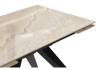 Стол Woodville Морсби 588049 butterfly onyx beige, черный 140(200)x80x80 фото 6