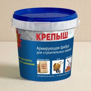 Армирующая фибра Крепыш Arm-1,0 1 кг