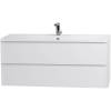 Тумба под раковину Belbagno Albano ALBANO-1200-2C-SO-BL 120x45x50 Bianco Lucido подвесная с двумя выкатными ящиками фото 3