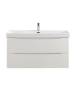 Тумба с раковиной BelBagno MARINO-CER-N 100 Bianco Lucido, раковина BB-8078