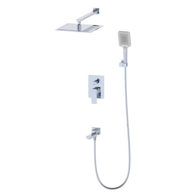 Душевой комплект Wonzon & Woghand WW-88939003-CR хром