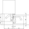 Скрытая петля Morelli HH-6 PC хром, врезная, регулируемая фото 3