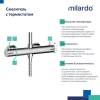 Душевая стойка Milardo Ideal Spa ILSSBTHM89 хром фото 7
