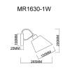 Бра MyFar Amber MR1630-1W фото 2