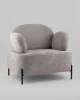 Кресло Stool Group Кэнди vd-candy-cm82 светло-серый, букле фото 2