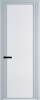 Межкомнатная дверь Profil Doors 2 AGP цвет профиля Серебро, стекло безопасное 6 мм мору белый 800x2000