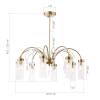 Хрустальная люстра на штанге ST Luce Люминера SL1401.303.08 фото 8