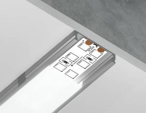 Алюминиевый накладной профиль Ambrella light Illumination GP1800AL
