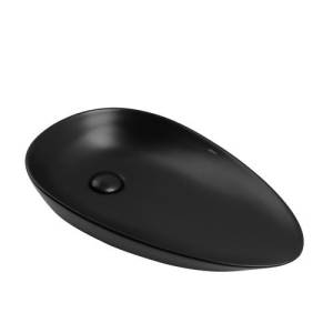 Раковина накладная Abber Bequem AC2117MB черная матовая