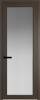 Межкомнатная дверь Profil Doors 1 AGP цвет профиля Деорэ, стекло безопасное 6 мм матовое 600x2000