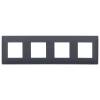 Рамка 4-постовая IEK Skandy SK-M42-K53 графит фото 2