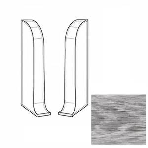 Заглушки LinePlast Ива Серебристая LL007 67 мм (пара)