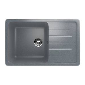 Мойка кухонная Uperwood Simple (Симпл) UPD-302-309 темно-серая, 75x50