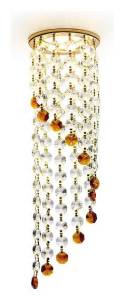 Встраиваемый точечный светильник Ambrella light Crystal K3440 CL/BR/G