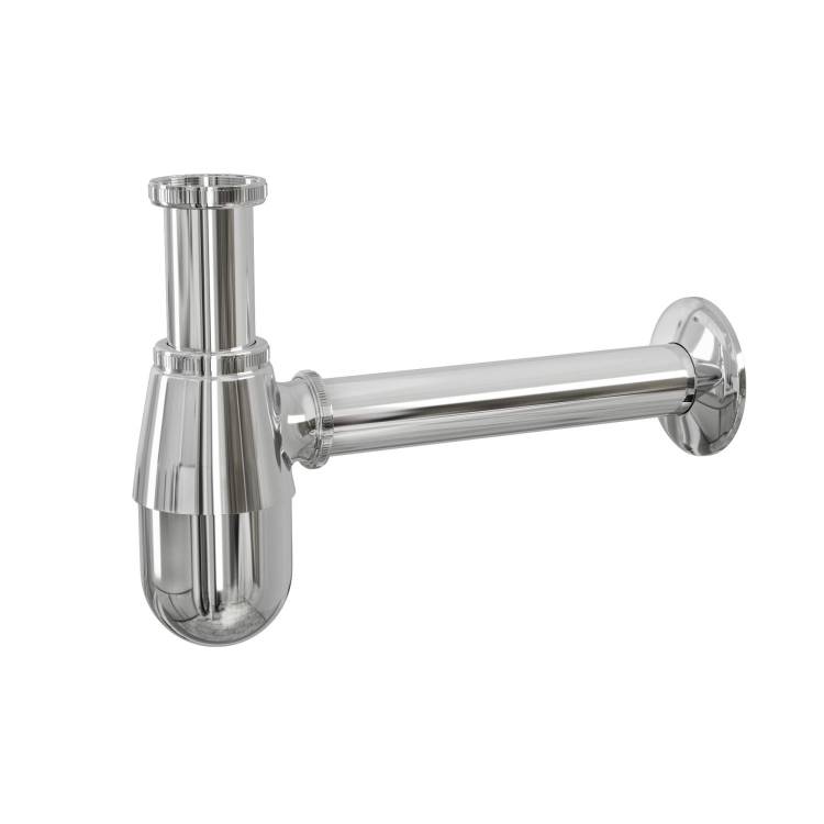 Сифон для раковины D&K DC9071 бутылочный, хром, 32 мм