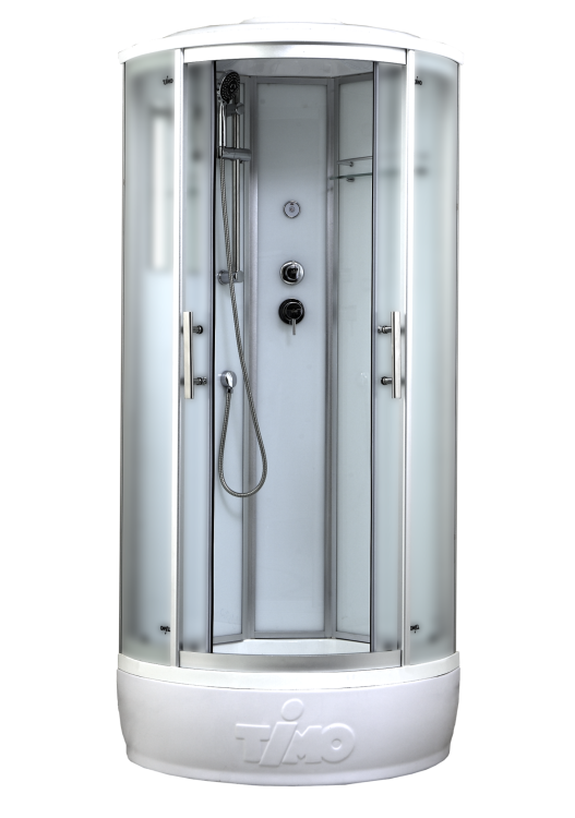 Душевая кабина Timo Standart Т-6680 Silver Fabric 80x80x220