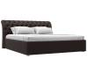 Интерьерная кровать Лига Диванов Сицилия 120874 коричневый 180x200