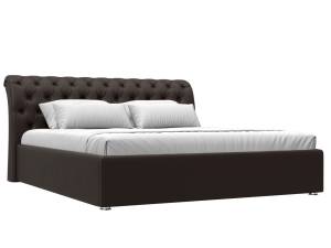 Интерьерная кровать Лига Диванов Сицилия 120874 коричневый 180x200
