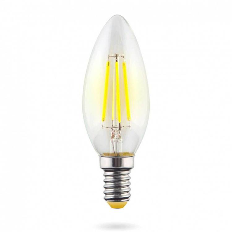 Лампа светодиодная филаментная Voltega Crystal E14 6W 2800K прозрачная VG10-C1E14warm6W-F 7019