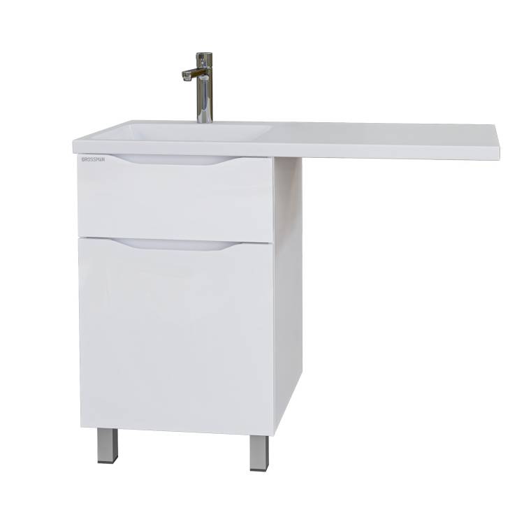 Тумба с раковиной Grossman Вилар-50 125011 L, белая