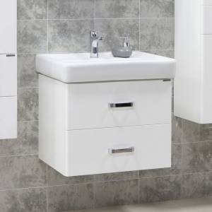 Тумба с раковиной AQUATON Америна 60 белая