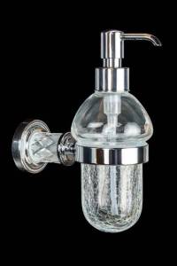 Диспенсер Boheme Murano Cristal 10912-CRST-CH настенный