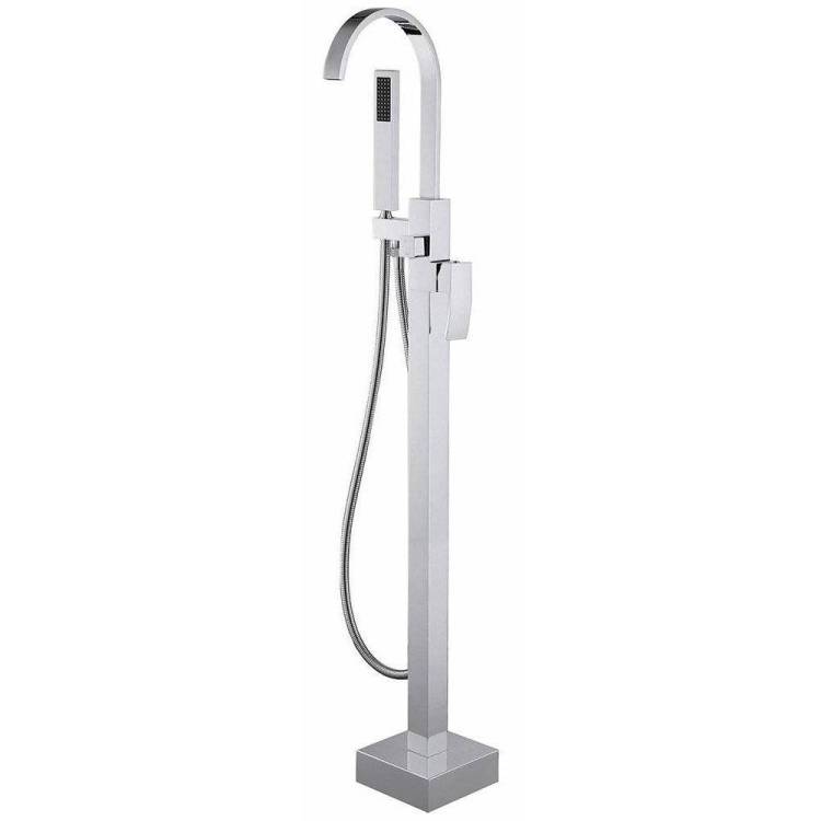 Смеситель для ванны Abber Wasserfall AF8615 напольный, хром