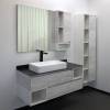 Тумба с раковиной Comforty Прага-120 00-00014833 дуб белый, раковина Comforty 78189 фото 4