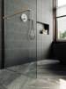 Душевая перегородка MaybahGlass MGD-731-5ш 79x195, стекло сатин 8 мм, профиль хром матовый фото 4