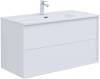 Тумба под раковину Aquanet Lino 100 287544 белый глянец