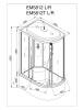 Душевая кабина AvaCan EM5812RLED 120x80x220 фото 25