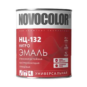 Эмаль Novocolor НЦ-132 красная 0.7 кг