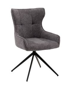 Стул Stool Group Carlene DC-2409007 grey FL07 серый, вращающийся