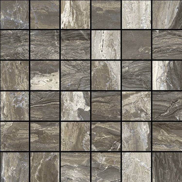Мозаика Ascot GEMSTONE Mosaico Taupe Rett (4.95x4.95) 31.6x31.6