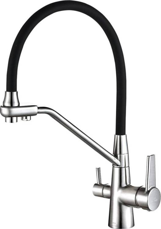 Смеситель для кухни ZorG Steel Hammer SH 903-6 Cr с гибким изливом